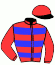 casaque portée par Mangione R. jockey du cheval de course MISS LIZY, information pmu ZETURF