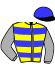 casaque portée par Justum M. jockey du cheval de course DESIR DESIR, information pmu ZETURF casaque portée par Justum M. jockey du cheval de course DESIR DESIR, information pmu ZETURF