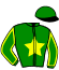 casaque portée par Abrivard A. jockey du cheval de course KITOUDOUBLE DELUNE, information pmu ZETURF