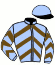 casaque portée par Collette A. jockey du cheval de course IMPACT DE L'ITON, information pmu ZETURF