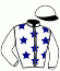 casaque portée par Maillard A. G. jockey du cheval de course GOOD FRIEND, information pmu ZETURF