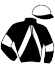 casaque portée par Gelormini G. jockey du cheval de course GALANTE DE TILLARD, information pmu ZETURF