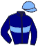 casaque portée par Roussel Leo jockey du cheval de course SUPERCLASS, information pmu ZETURF