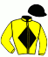casaque portée par Piccone T. jockey du cheval de course KING OF SUGAR, information pmu ZETURF