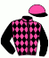 casaque portée par Piccone T. jockey du cheval de course BOUDICA WARRIOR, information pmu ZETURF