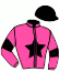 casaque portée par Congiu G. jockey du cheval de course GROUP DEUX CREUX, information pmu ZETURF