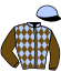 casaque portée par Ruis S. jockey du cheval de course VIVRE LIBRE, information pmu ZETURF