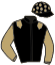 casaque portée par Crastus A. jockey du cheval de course IL CAPO, information pmu ZETURF