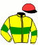 casaque portée par Pacaut Mme Cor. jockey du cheval de course UPSIDE DOWN, information pmu ZETURF