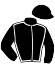 casaque portée par Mekouche Mlle A. jockey du cheval de course DOWN TOWN, information pmu ZETURF