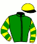 casaque portée par Lefevre N. G. jockey du cheval de course KACY AND GEPE, information pmu ZETURF
