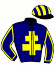 casaque portée par Gout R. jockey du cheval de course KLEPPER DU LOIR, information pmu ZETURF