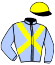 casaque portée par Mendizabal I. jockey du cheval de course DIMANCHE SOIR, information pmu ZETURF casaque portée par Mendizabal I. jockey du cheval de course DIMANCHE SOIR, information pmu ZETURF