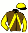 casaque portée par Toussaint C. jockey du cheval de course IWAN D'AVEL, information pmu ZETURF casaque portée par Toussaint C. jockey du cheval de course IWAN D'AVEL, information pmu ZETURF