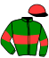 casaque portée par Roten Reg. jockey du cheval de course DUR D'OREYE, information pmu ZETURF