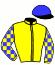 casaque portée par Florian A. jockey du cheval de course ARTAX (FR), information pmu ZETURF