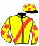 casaque portée par Stefan C. jockey du cheval de course MOJO BOY (FR), information pmu ZETURF