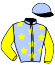 casaque portée par Lefevre D. jockey du cheval de course DARWIN SYGA (FR), information pmu ZETURF