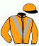 casaque portée par Franzl J. jockey du cheval de course AZIMUT (DE), information pmu ZETURF