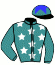 casaque portée par Stefan C. jockey du cheval de course ZODIAC SIGN (FR), information pmu ZETURF