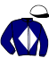 casaque portée par Bonnet E. jockey du cheval de course HATCHOUBILICANE (AQ), information pmu ZETURF