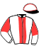 casaque portée par Poisson F. jockey du cheval de course FLEUR DE LOIRON, information pmu ZETURF