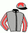 casaque portée par Grosso Mlle L. jockey du cheval de course GO GO BLITZ, information pmu ZETURF