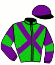 casaque portée par Santiago Mlle D. jockey du cheval de course KING'S CROWN, information pmu ZETURF casaque portée par Santiago Mlle D. jockey du cheval de course KING'S CROWN, information pmu ZETURF