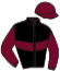 casaque portée par Ruiz Gonzalez A. jockey du cheval de course GALIDOR DU MOULIN, information pmu ZETURF