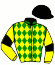 casaque portée par Abik Mic. jockey du cheval de course PARTNUN, information pmu ZETURF casaque portée par Abik Mic. jockey du cheval de course PARTNUN, information pmu ZETURF