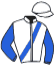 casaque portée par Ouvrie F. jockey du cheval de course JAGUAR DE ZIETTE, information pmu ZETURF
