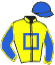 casaque portée par Breux S. jockey du cheval de course JUWEL, information pmu ZETURF casaque portée par Breux S. jockey du cheval de course JUWEL, information pmu ZETURF