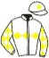 casaque portée par Eon Mlle M. jockey du cheval de course MAC LA TAMBOUILLE, information pmu ZETURF casaque portée par Eon Mlle M. jockey du cheval de course MAC LA TAMBOUILLE, information pmu ZETURF