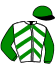 casaque portée par Jacob Q. jockey du cheval de course KATE, information pmu ZETURF casaque portée par Jacob Q. jockey du cheval de course KATE, information pmu ZETURF