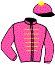casaque portée par Tabet H. jockey du cheval de course KENNY, information pmu ZETURF