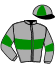 casaque portée par Lecomte D. jockey du cheval de course ITISPARIS, information pmu ZETURF