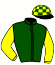 casaque portée par Poincot R. jockey du cheval de course VOIXDEGINO, information pmu ZETURF