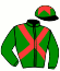 casaque portée par Eon Mlle M. jockey du cheval de course RAWIYA, information pmu ZETURF