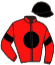 casaque portée par Boisseau L. jockey du cheval de course PEGO, information pmu ZETURF