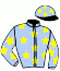 casaque portée par Breux D. jockey du cheval de course TROIS POINT HUIT, information pmu ZETURF