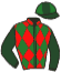 casaque portée par Frost Mlle B. jockey du cheval de course KNICK KNACK, information pmu ZETURF casaque portée par Frost Mlle B. jockey du cheval de course KNICK KNACK, information pmu ZETURF