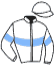 casaque portée par Mahieu Dan. jockey du cheval de course INFINI DU TRY, information pmu ZETURF