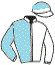casaque portée par Besnier Mlle V. jockey du cheval de course JOKER CLASS, information pmu ZETURF