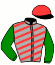 casaque portée par Piton J. Ch. jockey du cheval de course IRMA BABEL, information pmu ZETURF