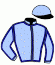 casaque portée par Guedj-Gay G. jockey du cheval de course MARIE L'ANGELL (FR), information pmu ZETURF
