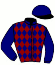 casaque portée par Mingant M. jockey du cheval de course HAYAO, information pmu ZETURF