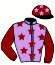 casaque portée par Mosse G. jockey du cheval de course HOPEFUL LY, information pmu ZETURF