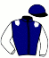 casaque portée par Merou Mlle A. jockey du cheval de course CAPARICA, information pmu ZETURF