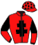 casaque portée par Protti Mar. jockey du cheval de course LIAM DE MONTEGUT, information pmu ZETURF