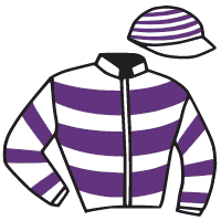 casaque portée par Le Quilleuc S. jockey du cheval de course BERGAMOTE, information pmu ZETURF